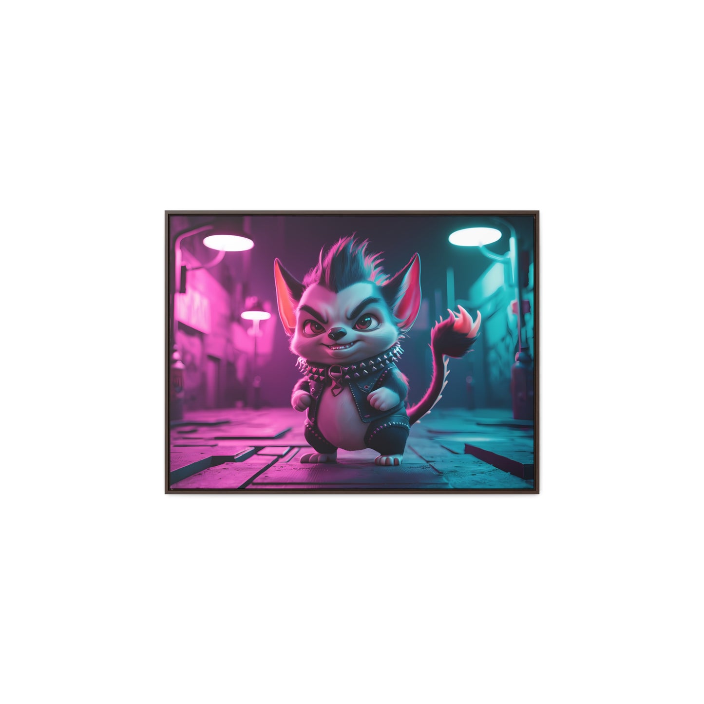 Punk Alley Prowler - Gallery Canvas Wraps, Horizontal Frame