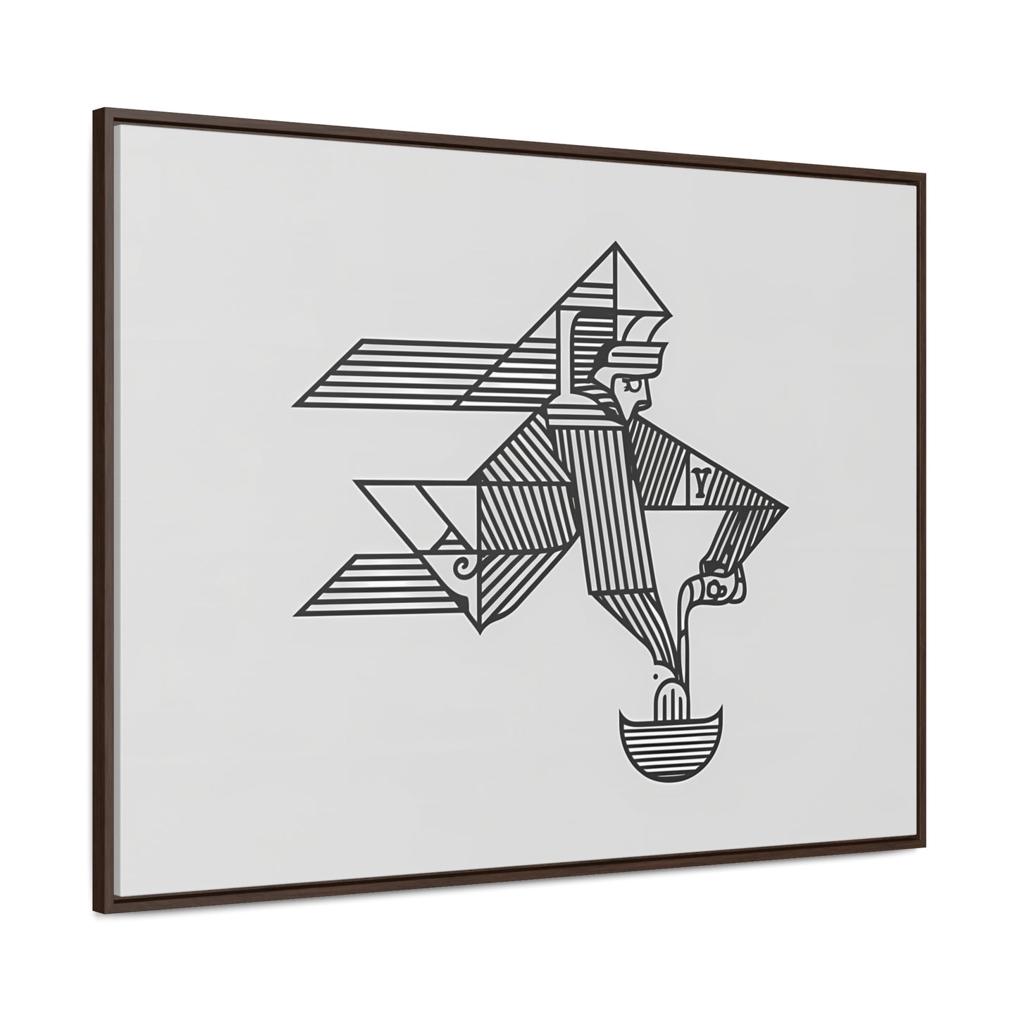 "The Water Bearer" - Gallery Canvas Wraps, Horizontal Frame