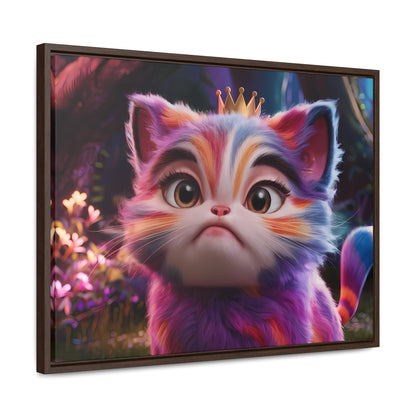 Regal Whiskers in the Enchanted Forest - Gallery Canvas Wraps, Horizontal Frame