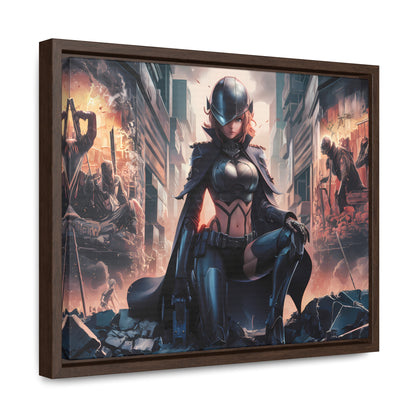 "Shadow of the Resistance" - Gallery Canvas Wraps, Horizontal Frame