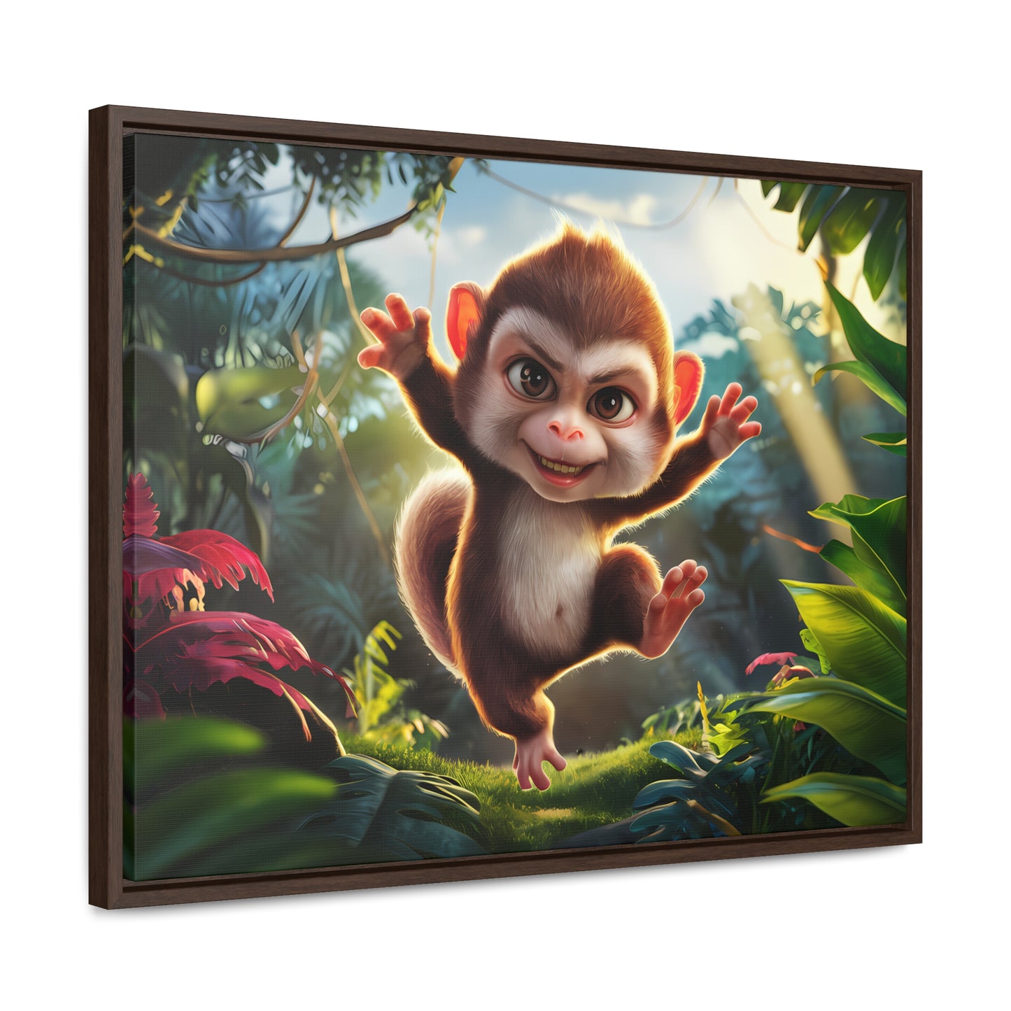 Jungle Joy - Gallery Canvas Wraps, Horizontal Frame