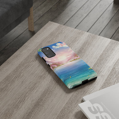 Serene Lake and Mountains - Smartphone Tough Cases