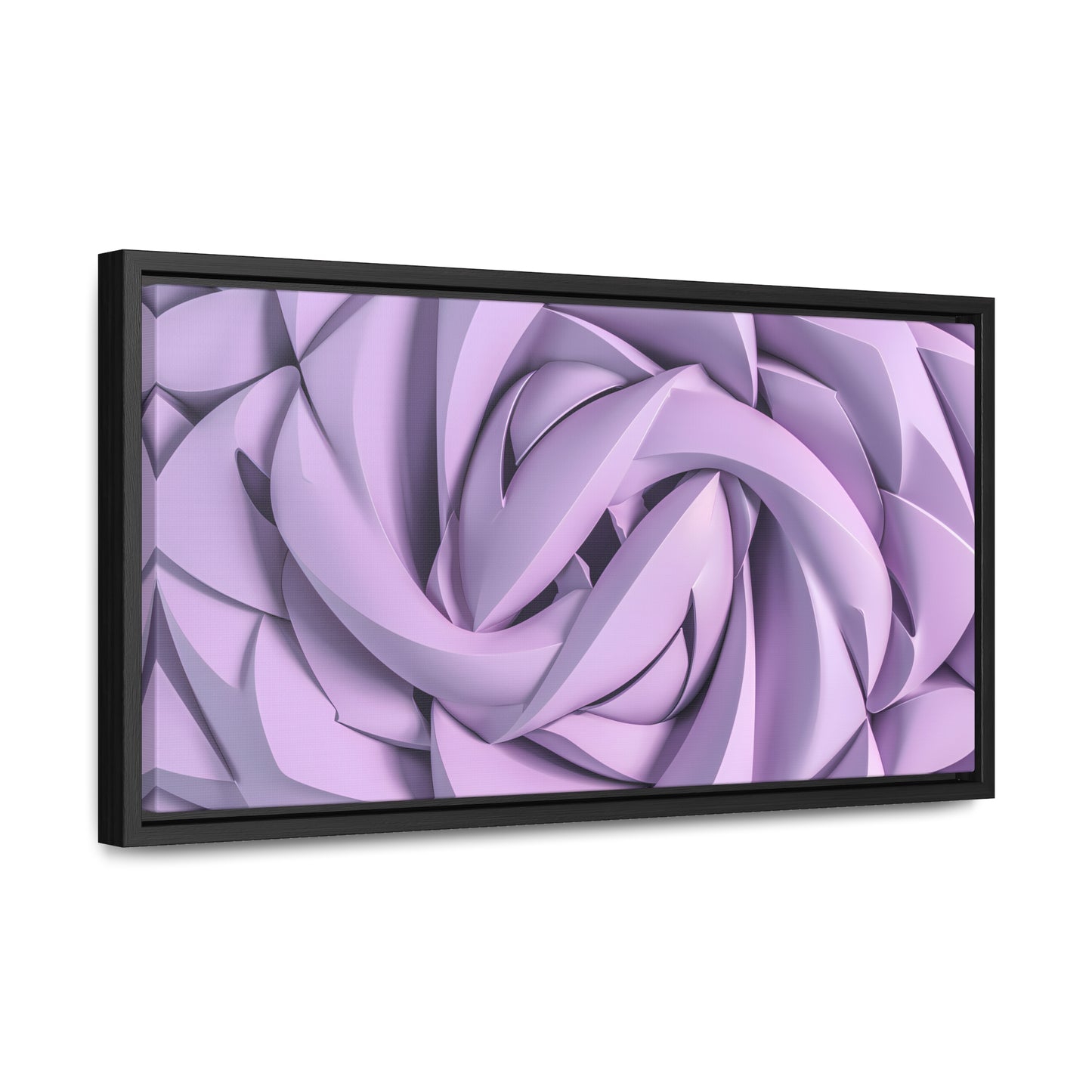 Spiral Petals - Gallery Canvas Wraps, Horizontal Frame