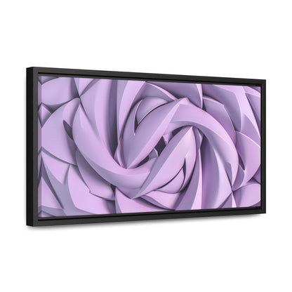 Spiral Petals - Gallery Canvas Wraps, Horizontal Frame