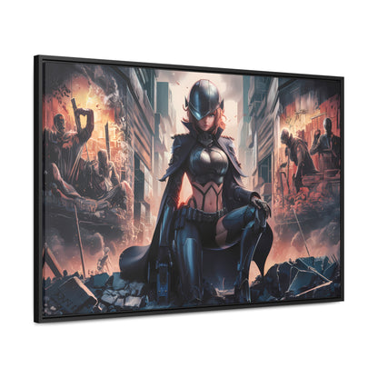 "Shadow of the Resistance" - Gallery Canvas Wraps, Horizontal Frame