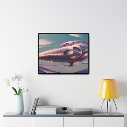 Voyage of the Celestial Whale - Gallery Canvas Wraps, Horizontal Frame