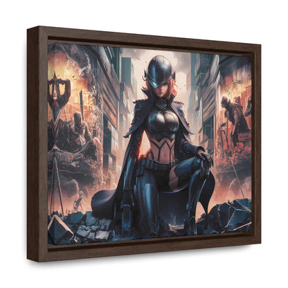 "Shadow of the Resistance" - Gallery Canvas Wraps, Horizontal Frame
