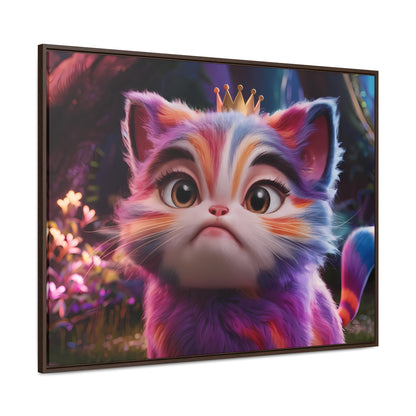 Regal Whiskers in the Enchanted Forest - Gallery Canvas Wraps, Horizontal Frame
