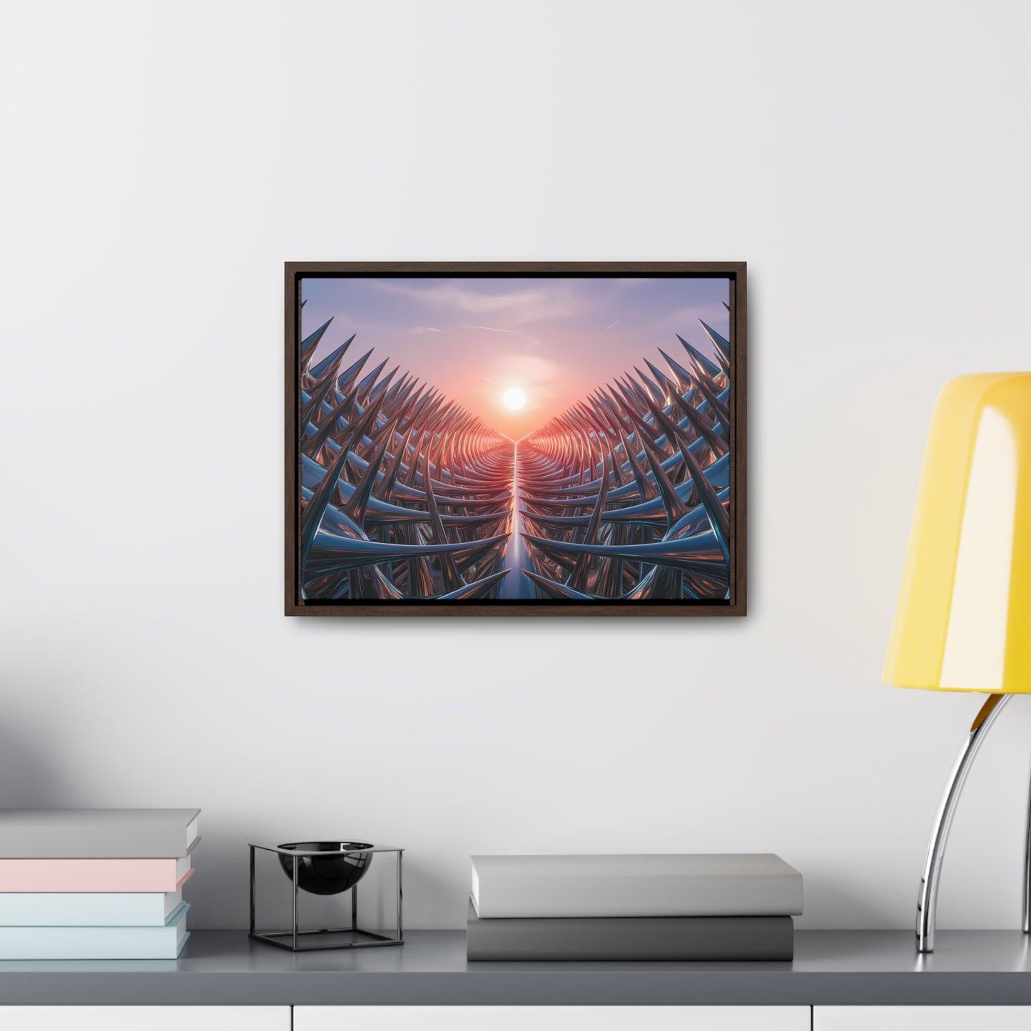 Path of Thorns at Sunrise - Gallery Canvas Wraps, Horizontal Frame