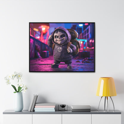 Midnight Mischief - Gallery Canvas Wraps, Horizontal Frame