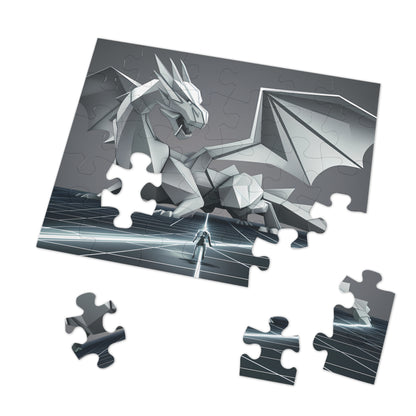 The Cyber Dragon's Challenge - Jigsaw Puzzle (30, 110, 252, 500,1000-Piece)