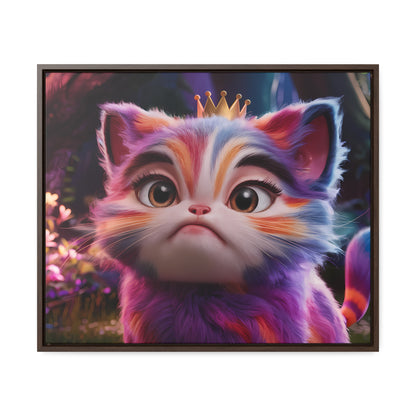 Regal Whiskers in the Enchanted Forest - Gallery Canvas Wraps, Horizontal Frame