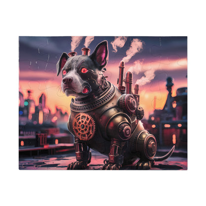 "Steam-Powered Sentinel" - Jigsaw Puzzle (30, 110, 252, 500,1000-Piece)