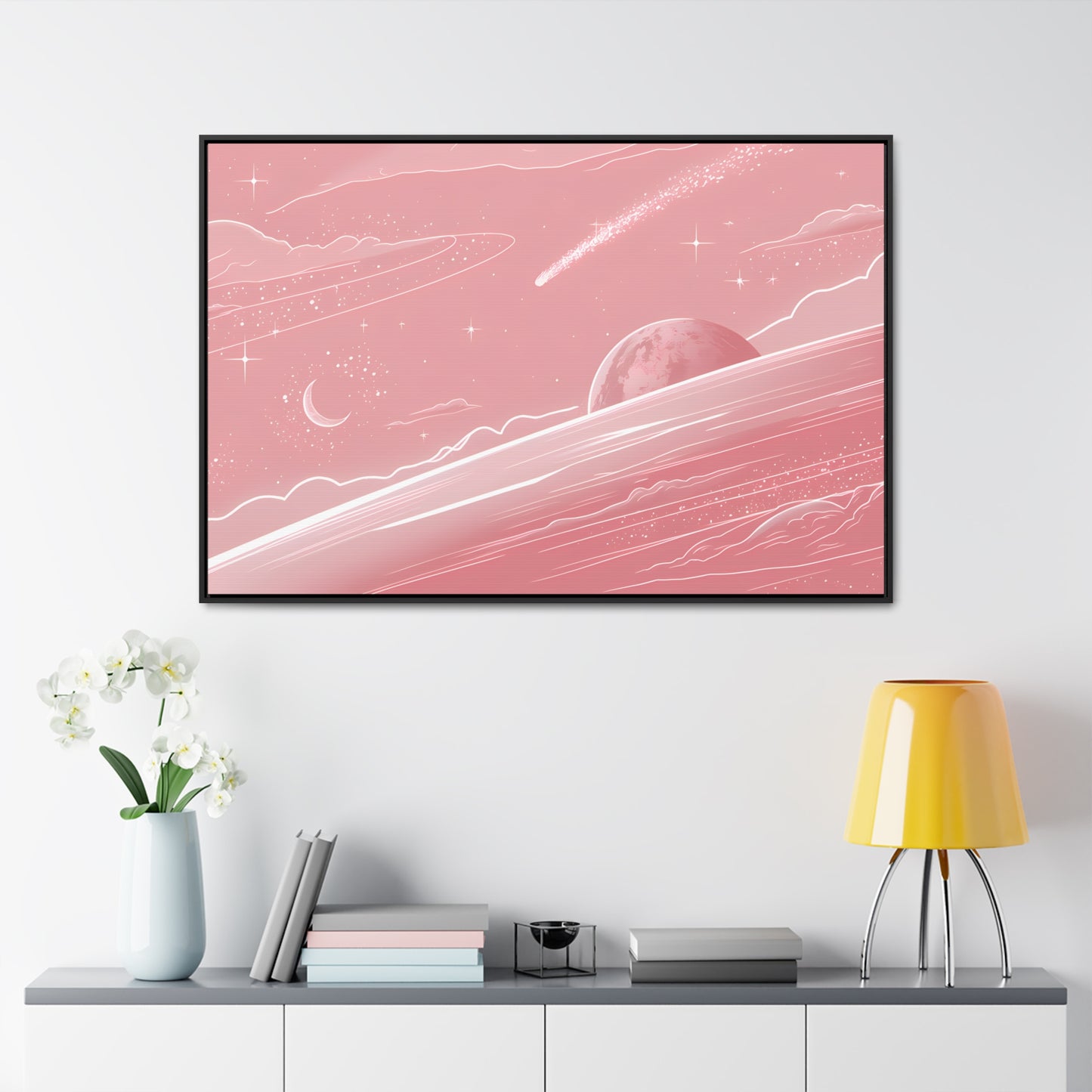 Celestial Dreamscape - Gallery Canvas Wraps, Horizontal Frame