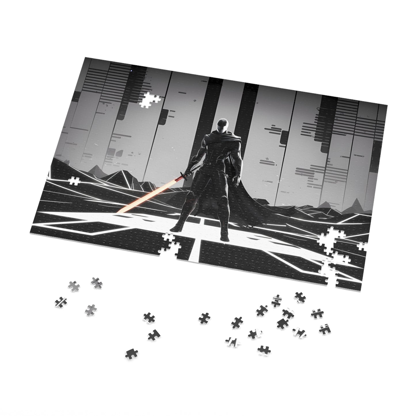 The Shadowblade Sentinel - Jigsaw Puzzle (30, 110, 252, 500,1000-Piece)