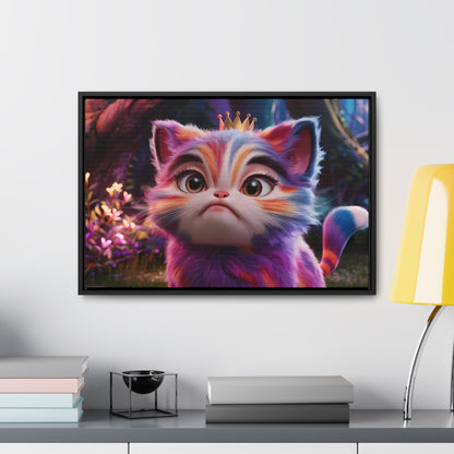 Regal Whiskers in the Enchanted Forest - Gallery Canvas Wraps, Horizontal Frame