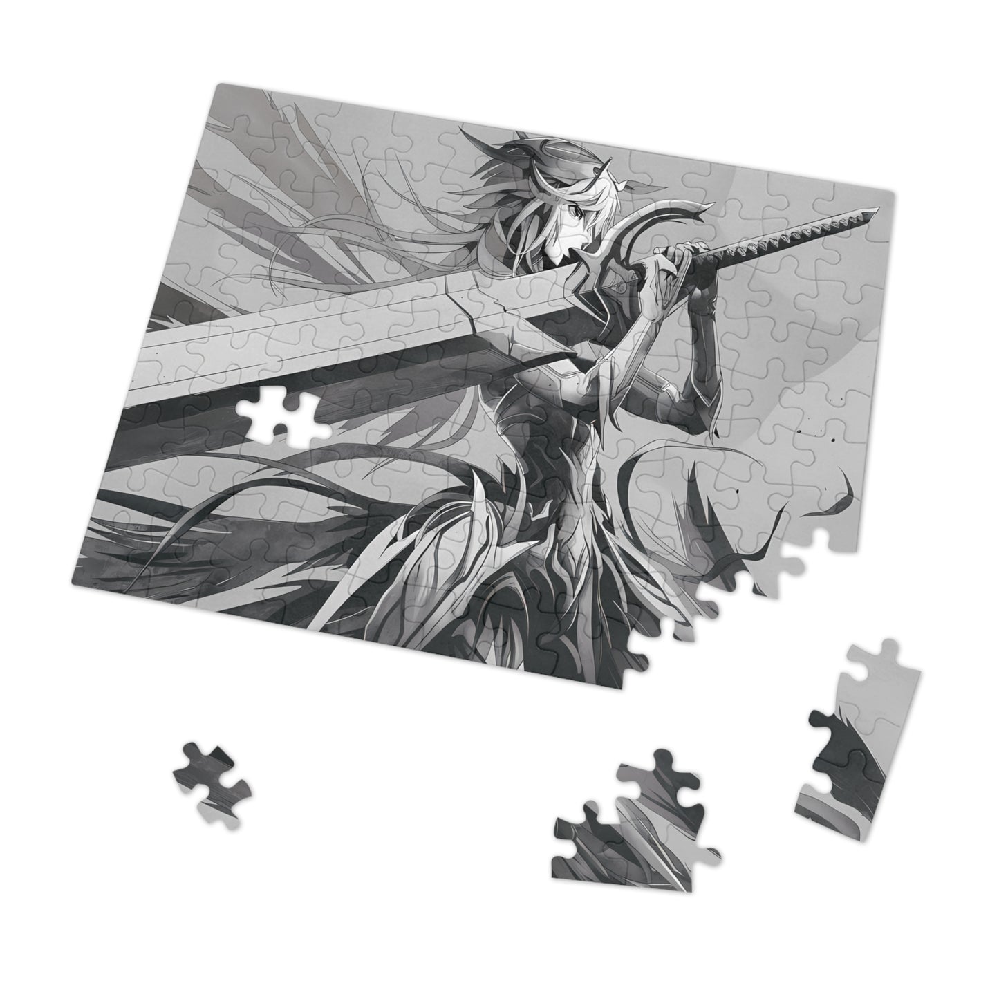 Eternal Blade of the Fallen Warrior - Jigsaw Puzzle (30, 110, 252, 500,1000-Piece)