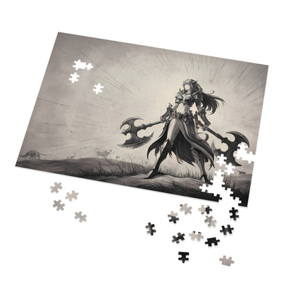 Warrior of the Silent Plains - Jigsaw Puzzle (30, 110, 252, 500,1000-Piece)