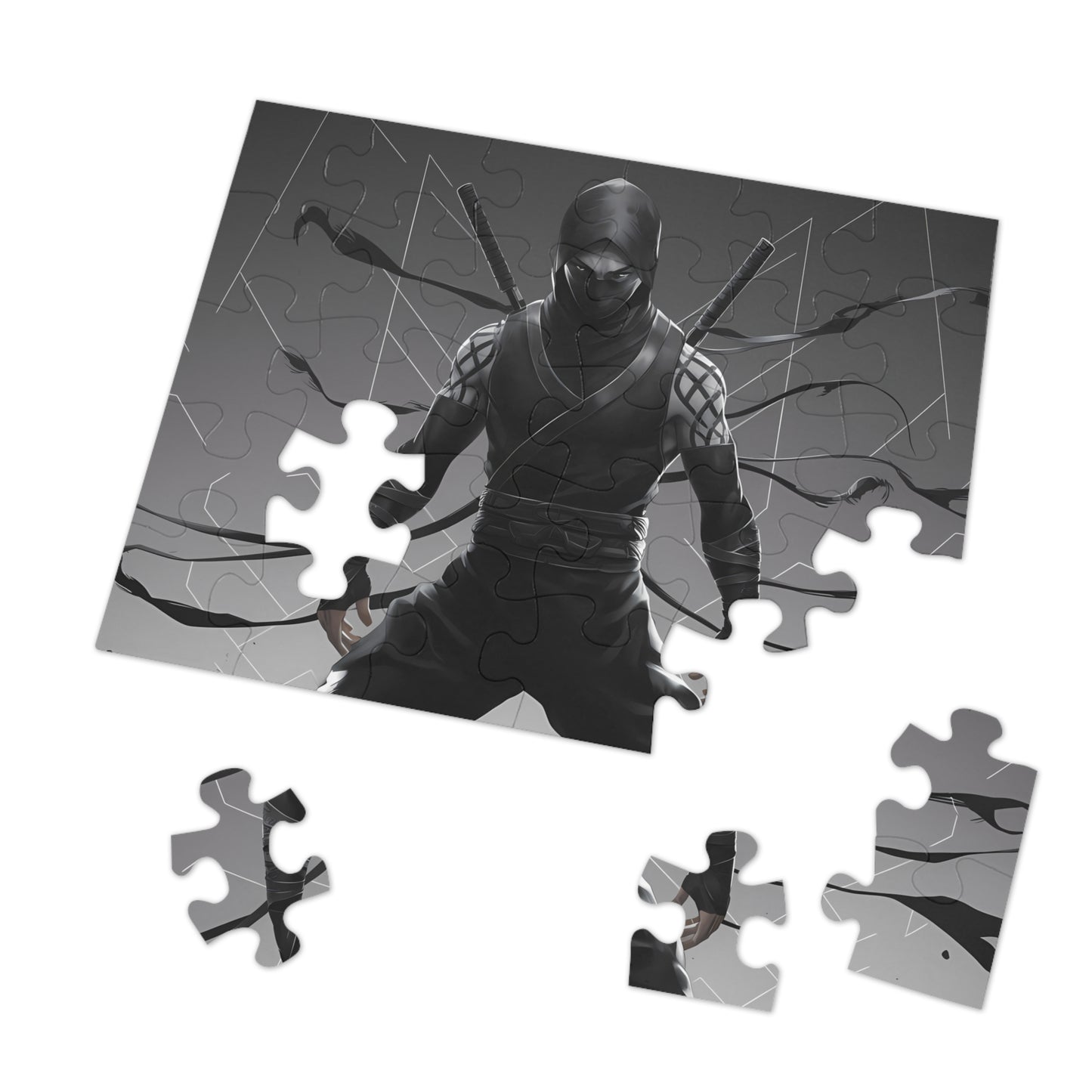 Shadow of the Silent Blade - Jigsaw Puzzle (30, 110, 252, 500,1000-Piece)