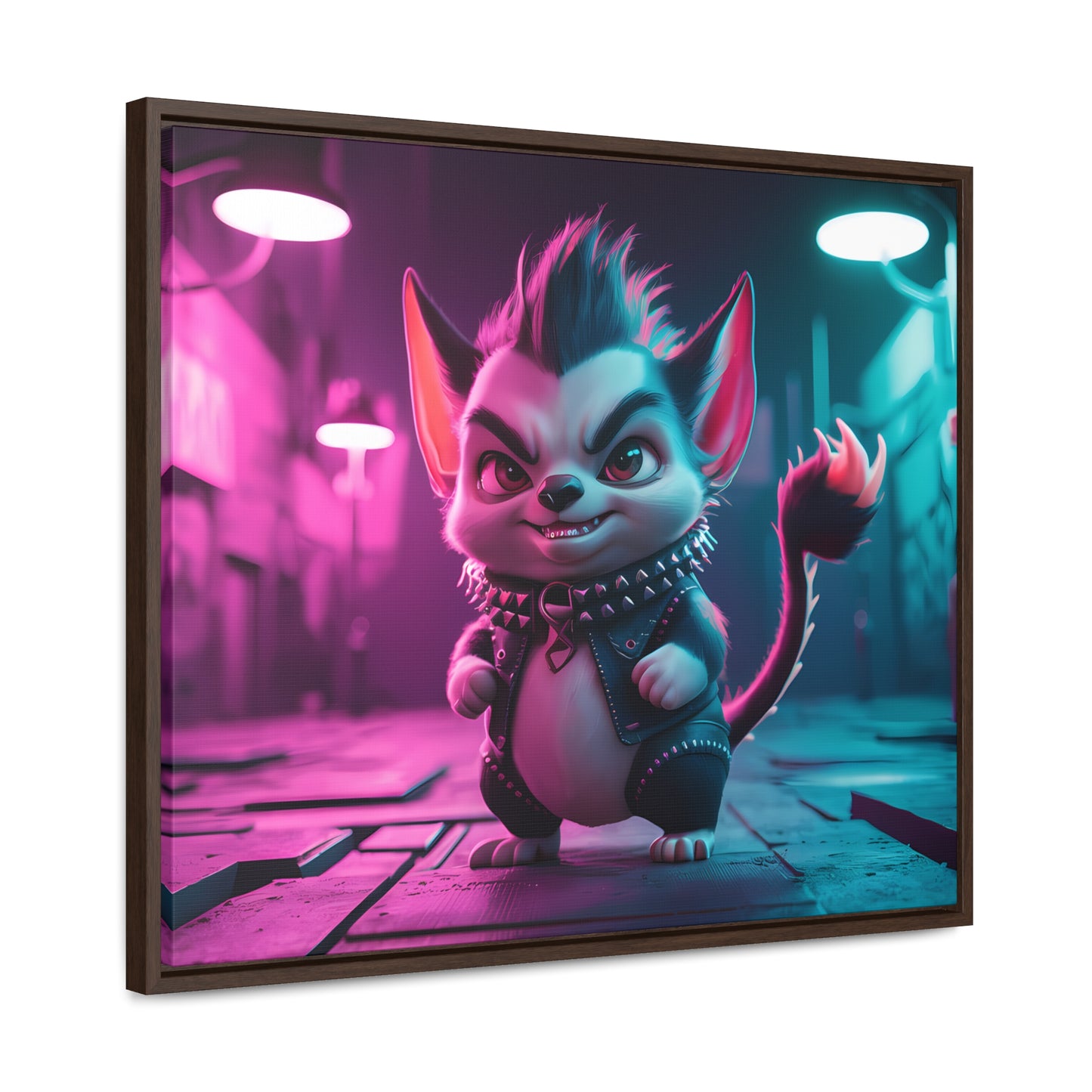 Punk Alley Prowler - Gallery Canvas Wraps, Horizontal Frame
