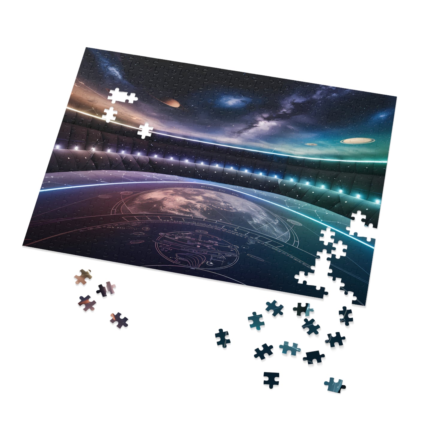Stellar Observatory Interface - Jigsaw Puzzle (30, 110, 252, 500,1000-Piece)