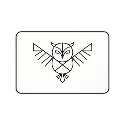 Symmetric Owl Guardian - Desk Mat