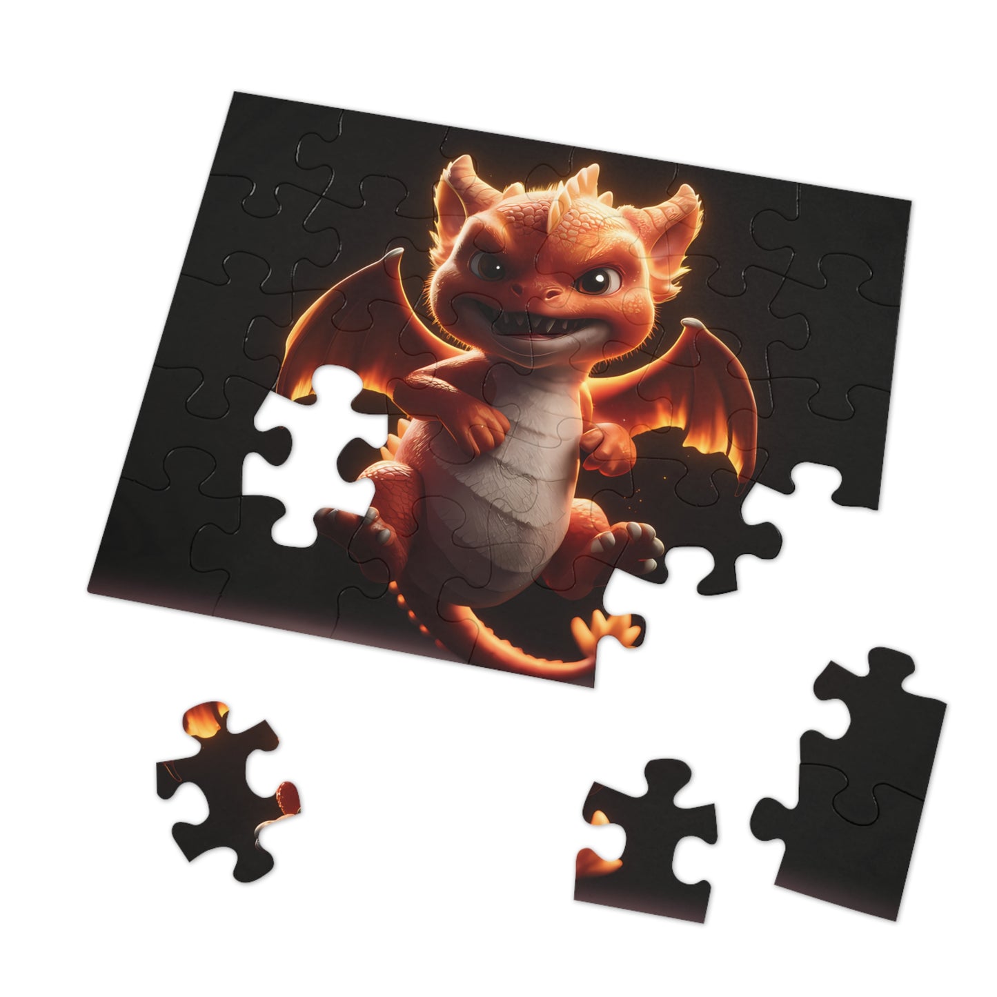 "Fierce Little Flame" - Jigsaw Puzzle (30, 110, 252, 500,1000-Piece)