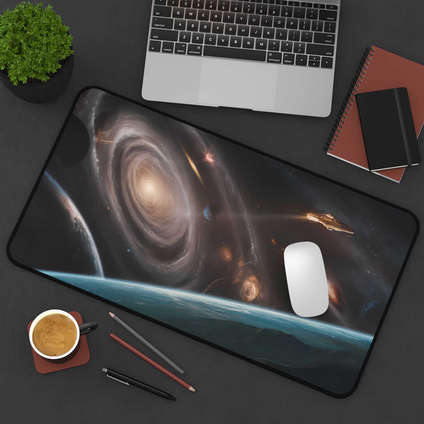 Galactic Convergence - Desk Mat