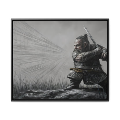 Defender of the Grey Plains - Gallery Canvas Wraps, Horizontal Frame