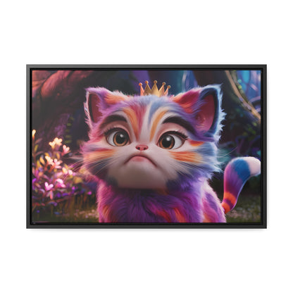 Regal Whiskers in the Enchanted Forest - Gallery Canvas Wraps, Horizontal Frame