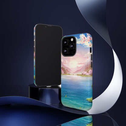 Serene Lake and Mountains - Smartphone Tough Cases