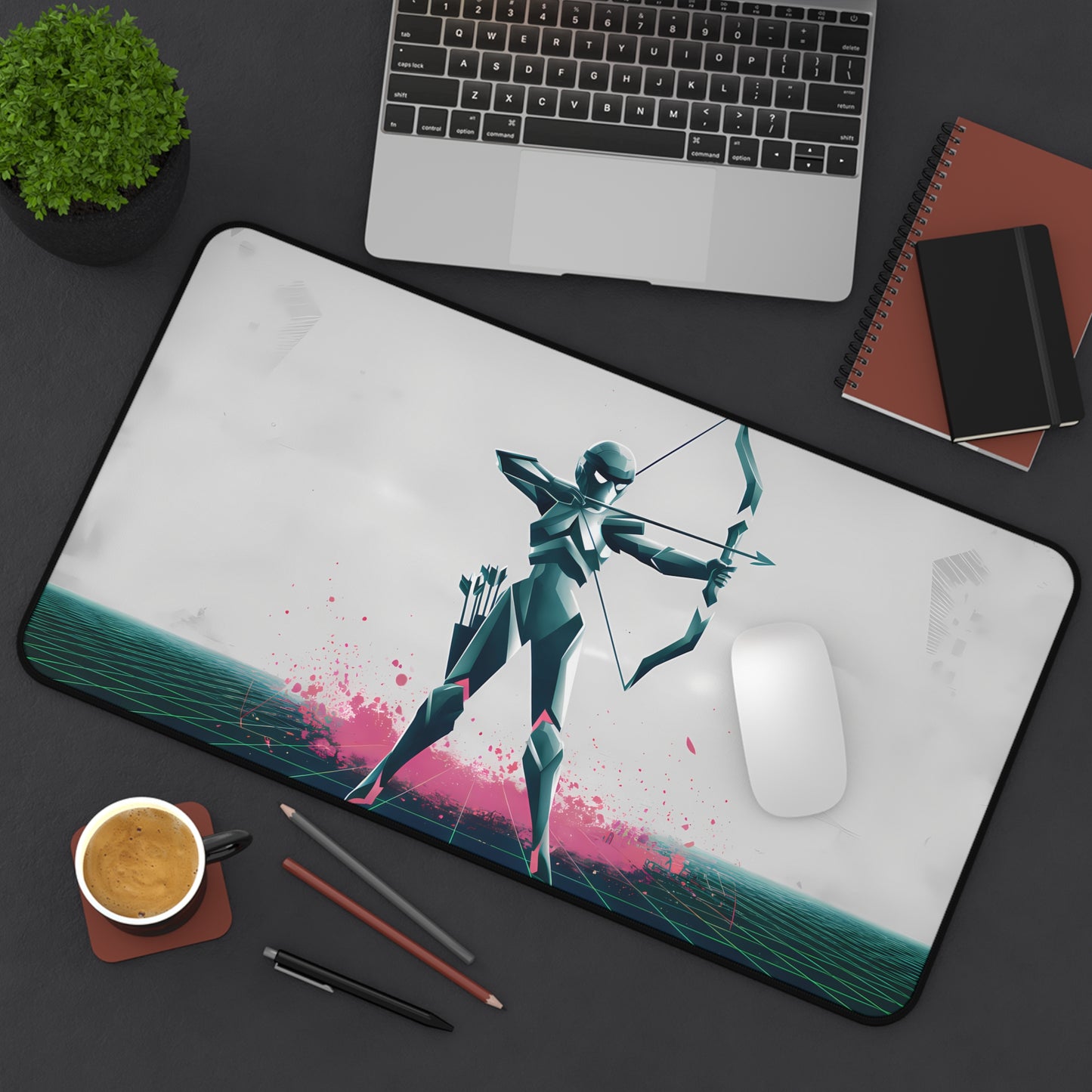 Cyber Archer's Precision - Desk Mat