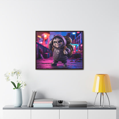 Midnight Mischief - Gallery Canvas Wraps, Horizontal Frame