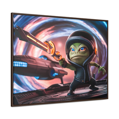 Galactic Guardian: Defender of the Stars - Gallery Canvas Wraps, Horizontal Frame