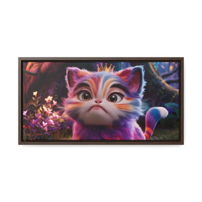 Regal Whiskers in the Enchanted Forest - Gallery Canvas Wraps, Horizontal Frame