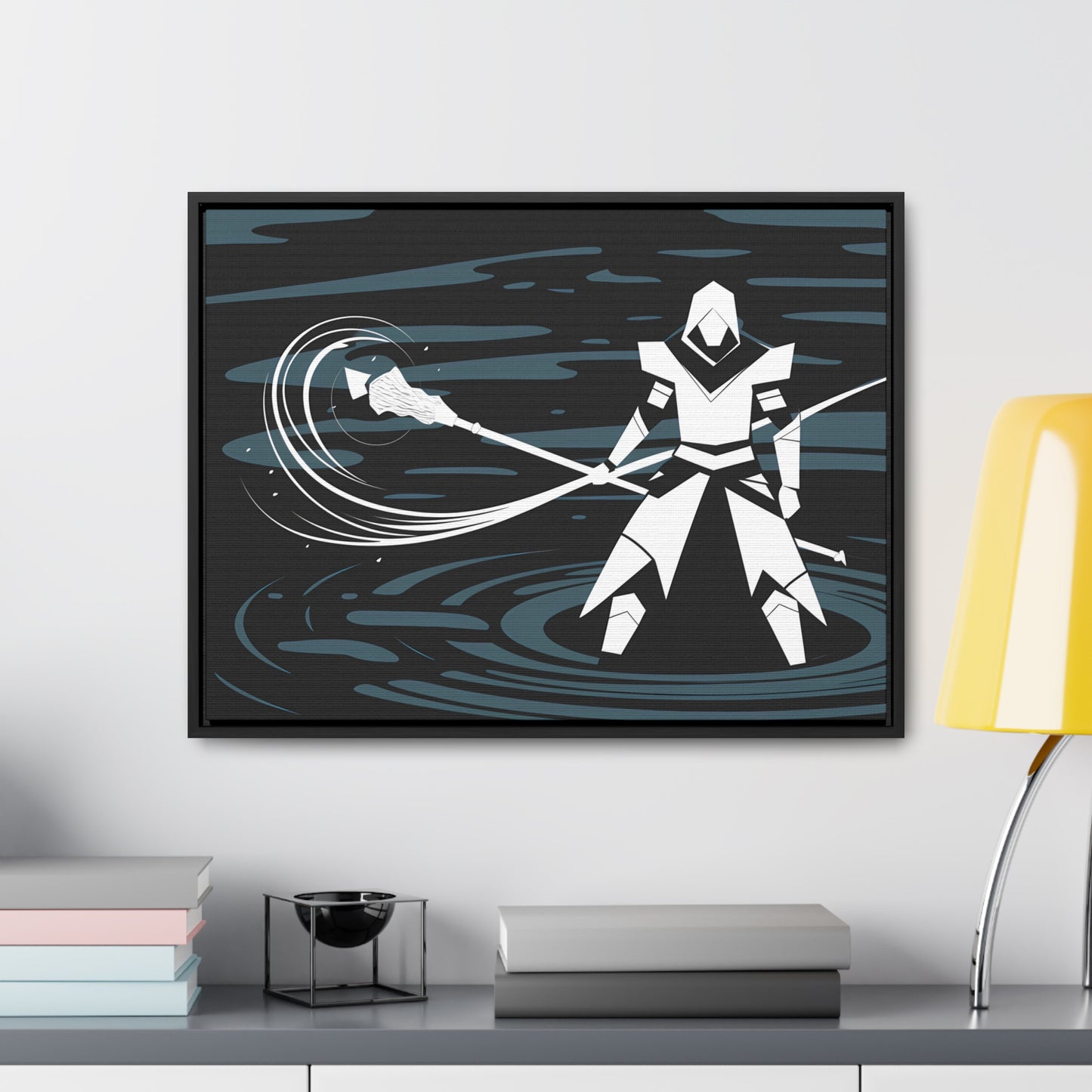 "Guardian of the Abyss" - Gallery Canvas Wraps, Horizontal Frame