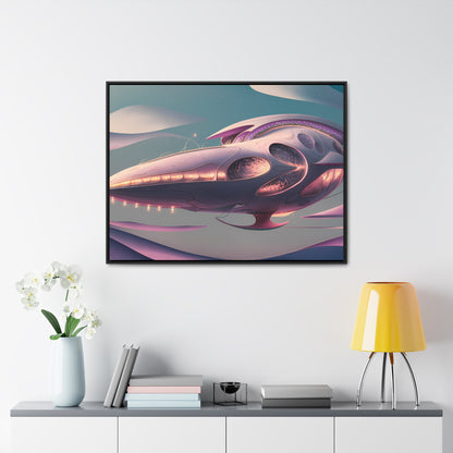 Voyage of the Celestial Whale - Gallery Canvas Wraps, Horizontal Frame