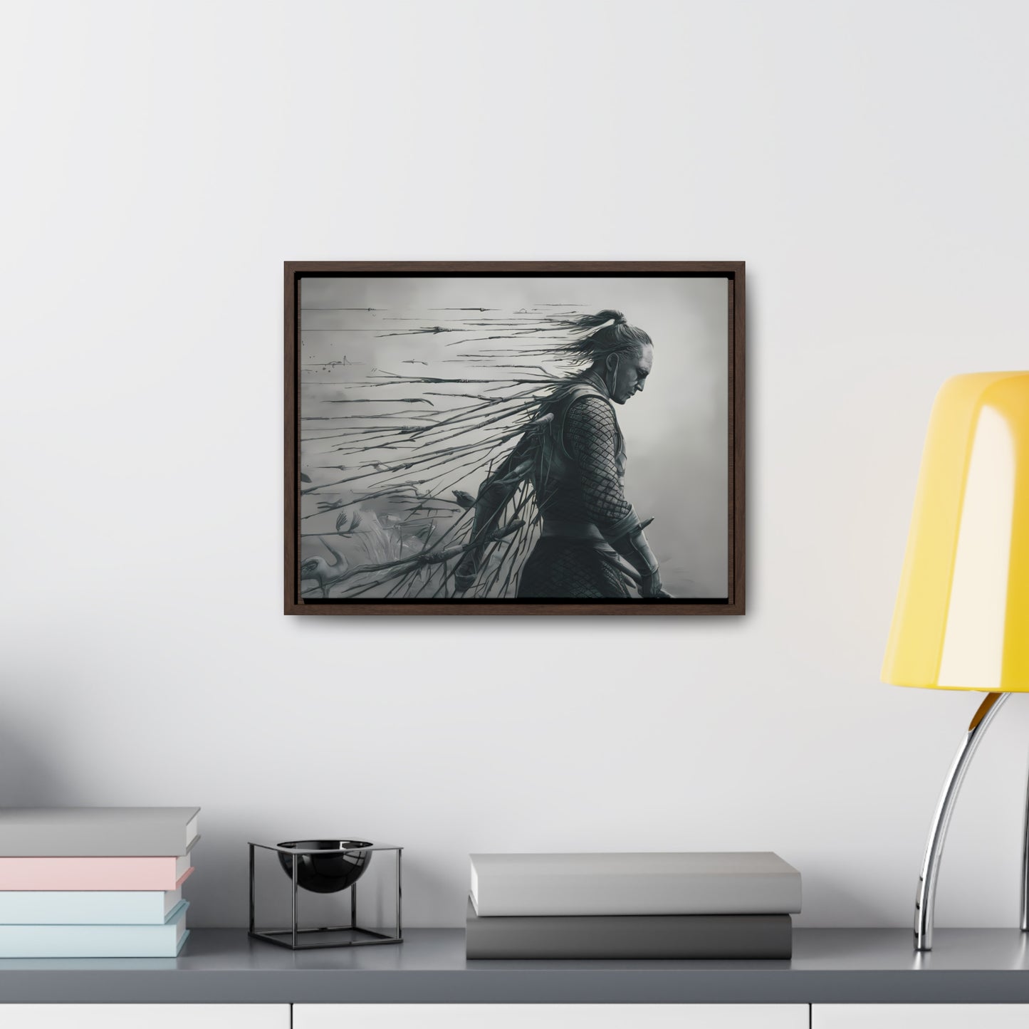 "Endurance in Silence" - Gallery Canvas Wraps, Horizontal Frame