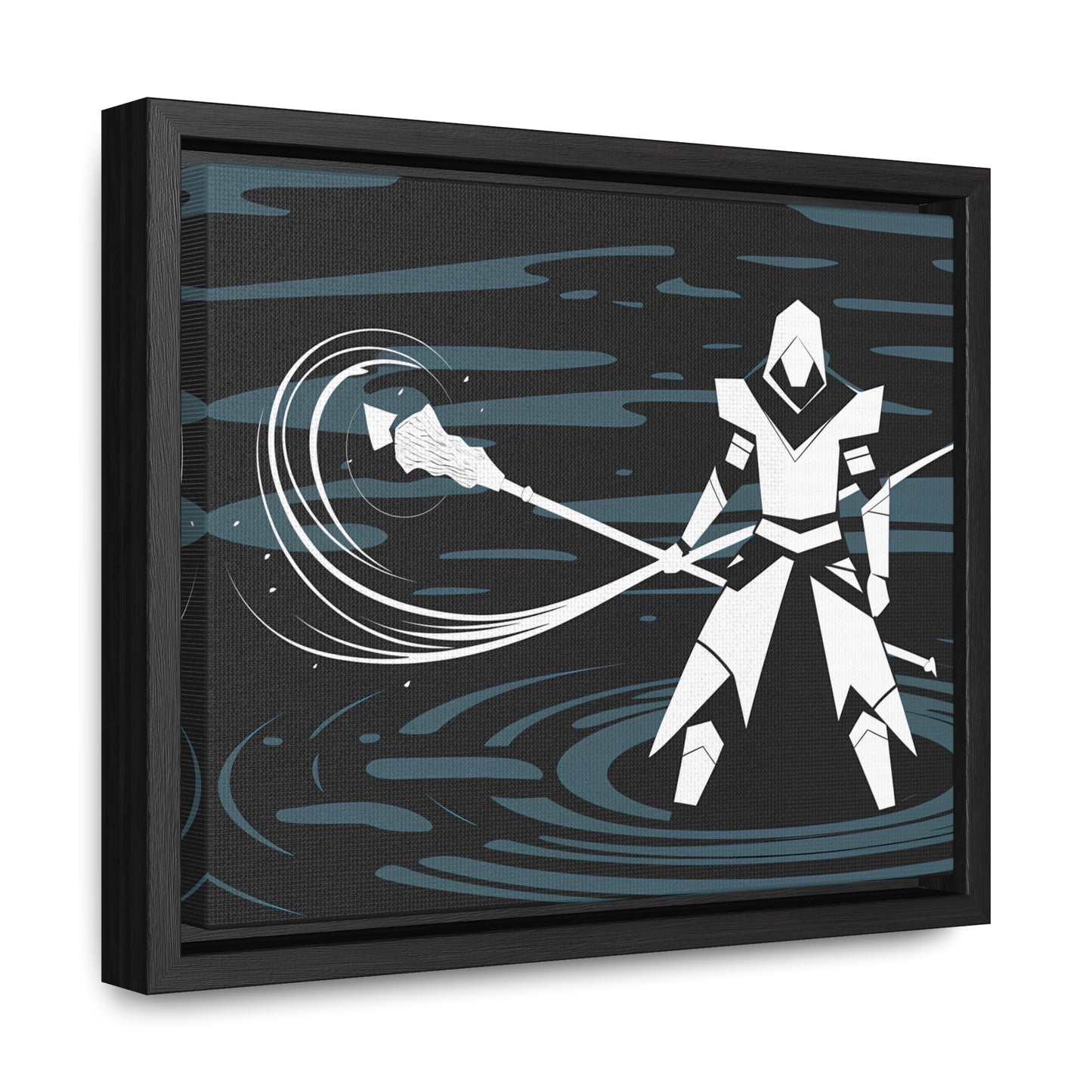 "Guardian of the Abyss" - Gallery Canvas Wraps, Horizontal Frame