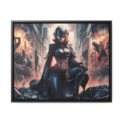"Shadow of the Resistance" - Gallery Canvas Wraps, Horizontal Frame