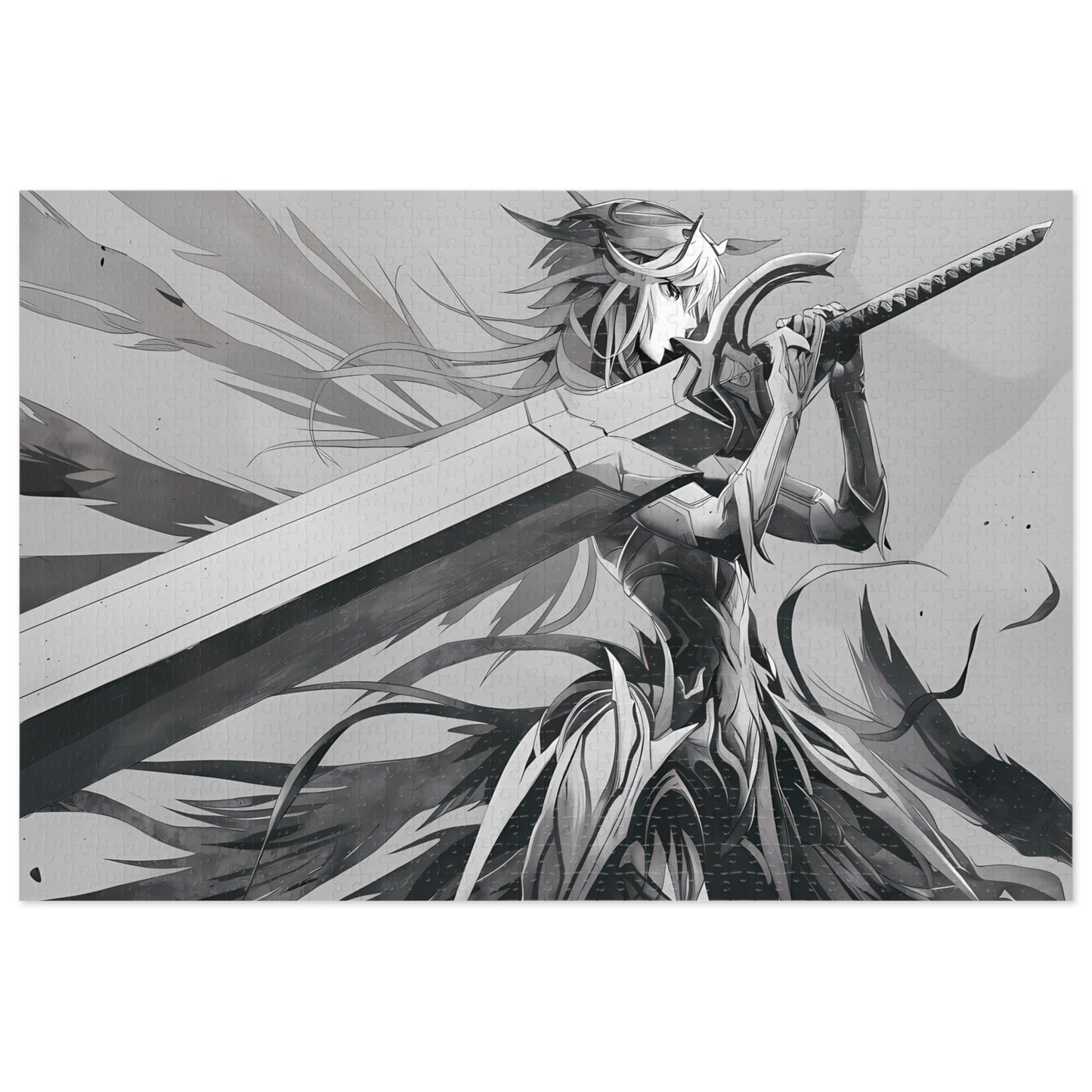 Eternal Blade of the Fallen Warrior - Jigsaw Puzzle (30, 110, 252, 500,1000-Piece)