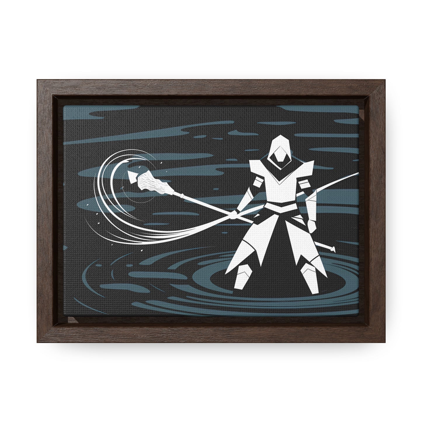 "Guardian of the Abyss" - Gallery Canvas Wraps, Horizontal Frame