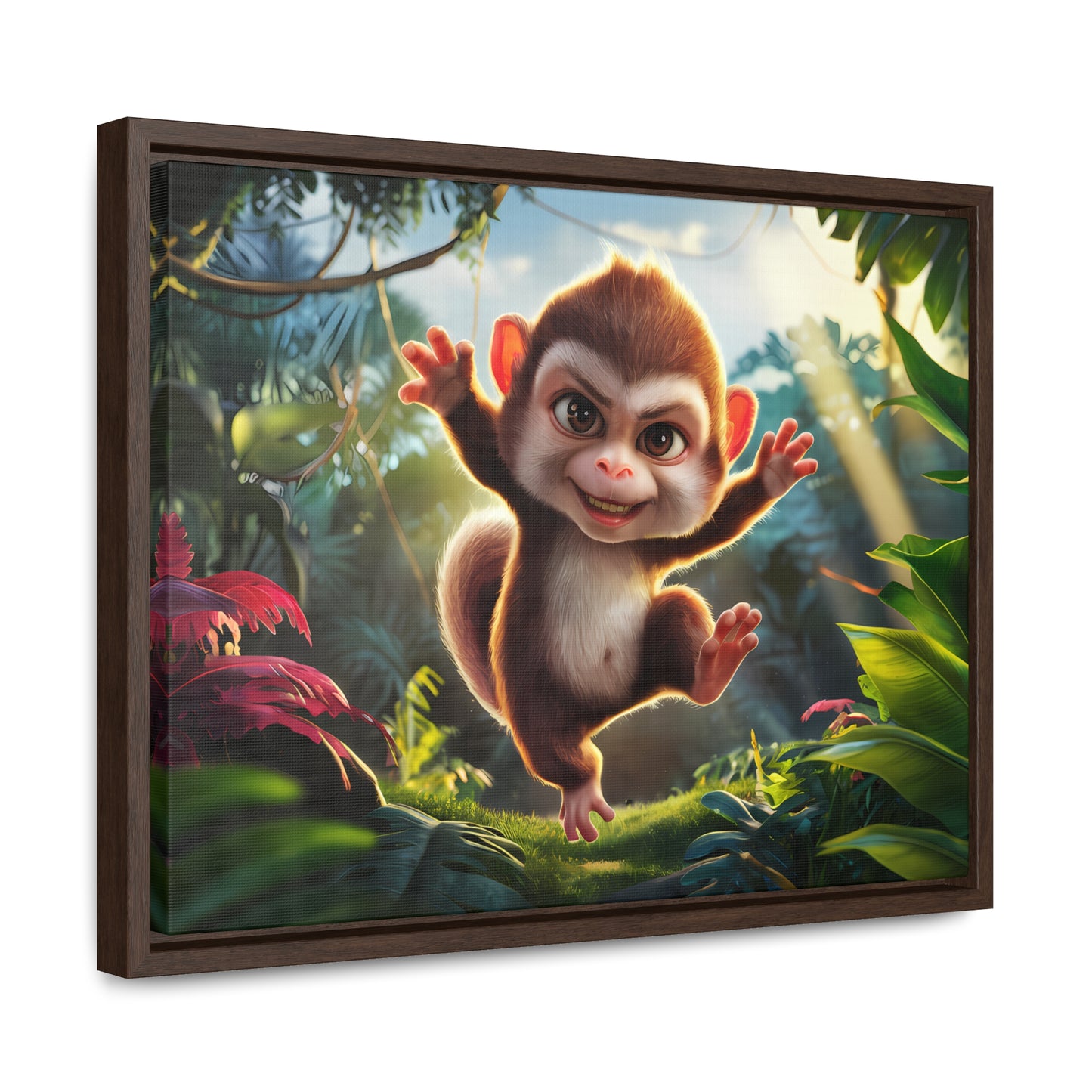 Jungle Joy - Gallery Canvas Wraps, Horizontal Frame