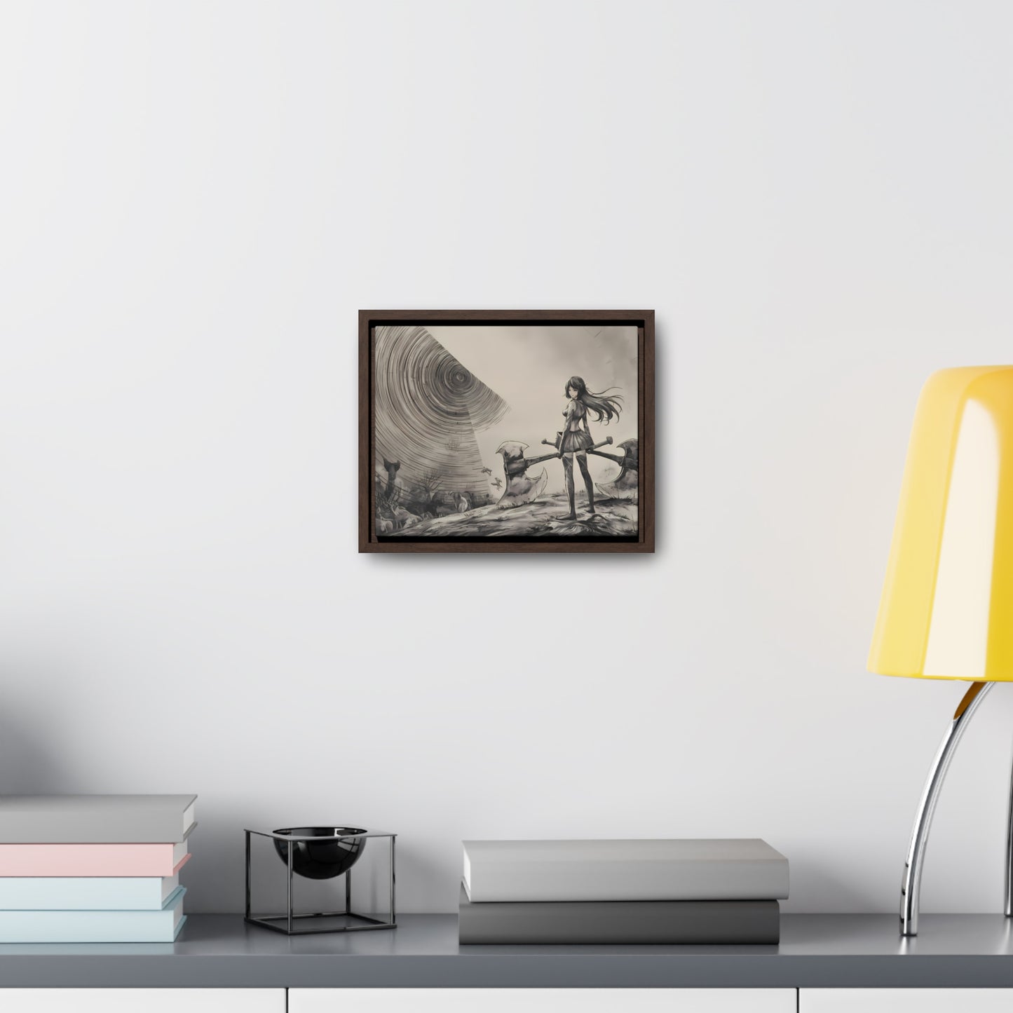 Echoes of the Abyss - Gallery Canvas Wraps, Horizontal Frame