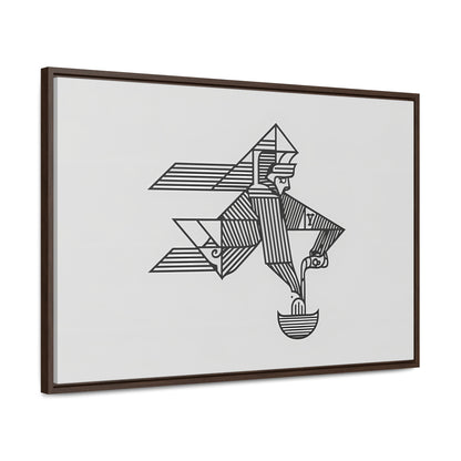"The Water Bearer" - Gallery Canvas Wraps, Horizontal Frame