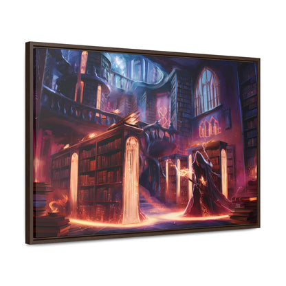 The Arcane Library of Eternal Knowledge - Gallery Canvas Wraps, Horizontal Frame