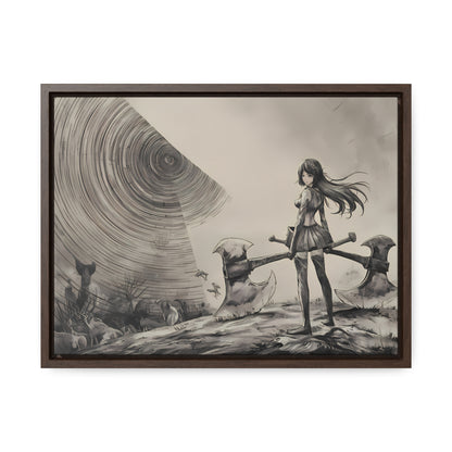 Echoes of the Abyss - Gallery Canvas Wraps, Horizontal Frame
