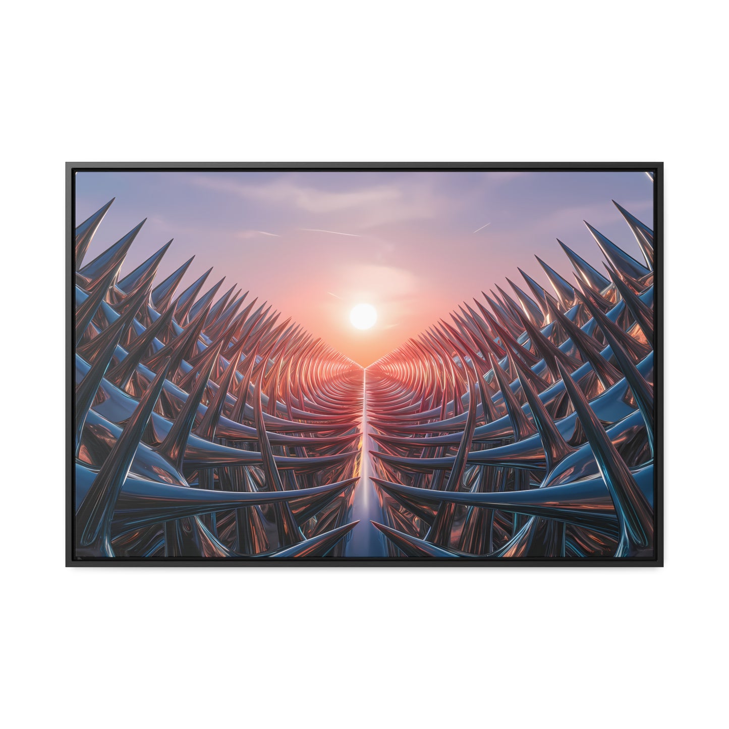 Path of Thorns at Sunrise - Gallery Canvas Wraps, Horizontal Frame