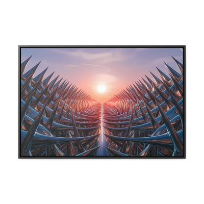 Path of Thorns at Sunrise - Gallery Canvas Wraps, Horizontal Frame