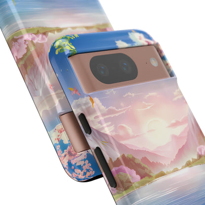 Serene Lake and Mountains - Smartphone Tough Cases